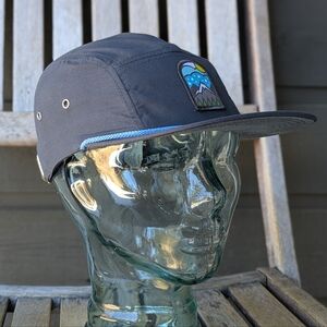 Subaru Camper Mountain Patch 5 Panel Hat Charcoal Gray Unisex Adjustable